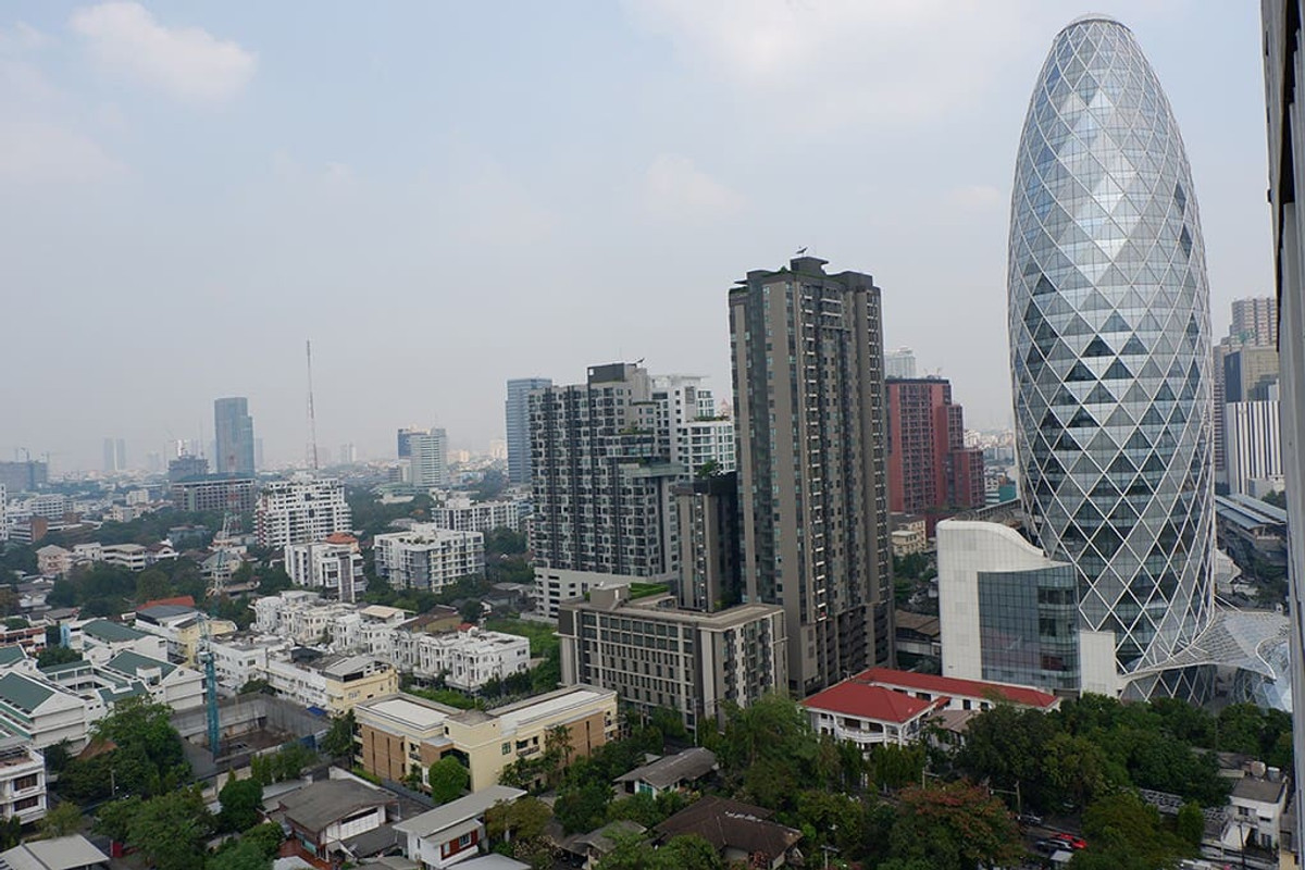 For RentCondoAri,Anusaowaree : High Floor 1 Bedroom Condo for Rent at Siamese Ratchakru | 31 sqm | Near BTS Ari / Sanam Pao