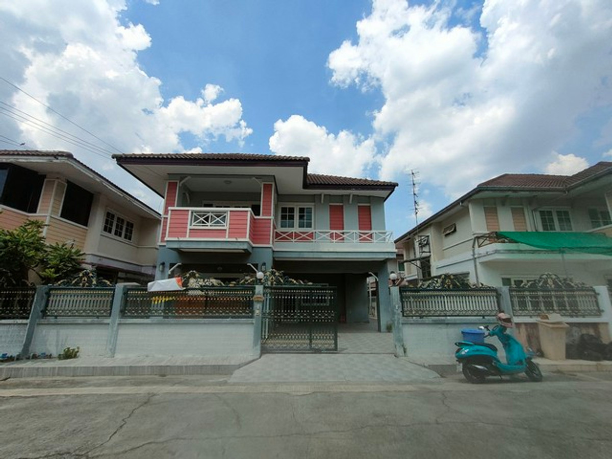 บ้านพระราม 2 บางขุนเทียน : ขายและให้เช่าบ้านเดี่ยว 2 ชั้น ม.สินทวีการ์เด้น 3 ท่าข้าม-พระราม 2 พร้อมอยู่