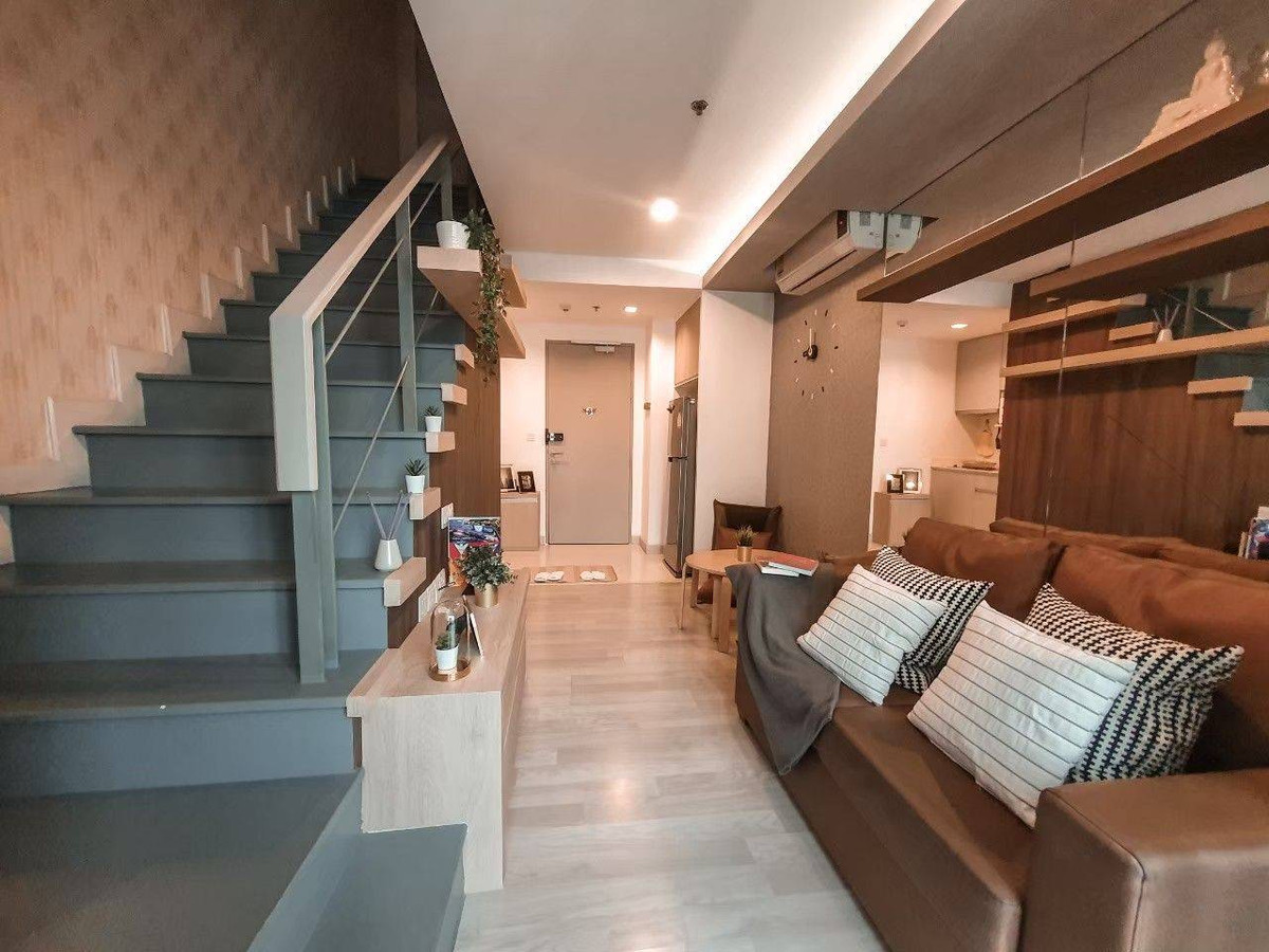 ขายคอนโดอ่อนนุช อุดมสุข : 🏠✨ Ideo Mobi Sukhumvit 81 | Duplex 1 Bedroom for Sale (HBH-HL-63)