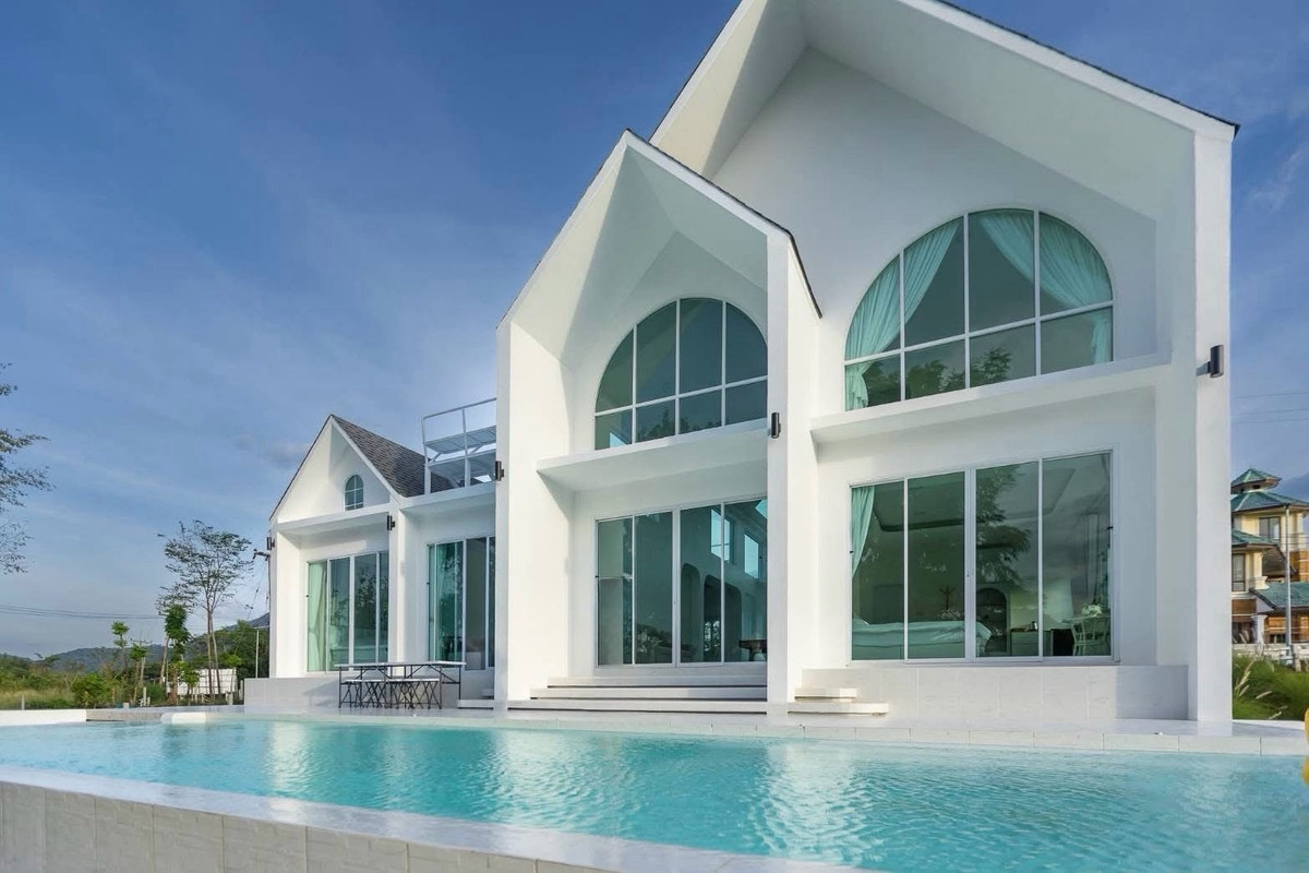 For SaleHousePak Chong KhaoYai : Nordic Style Pool Villas for Sale in Khao Yai Near Sir James Country Club Private Pool Villas with March Promotion
