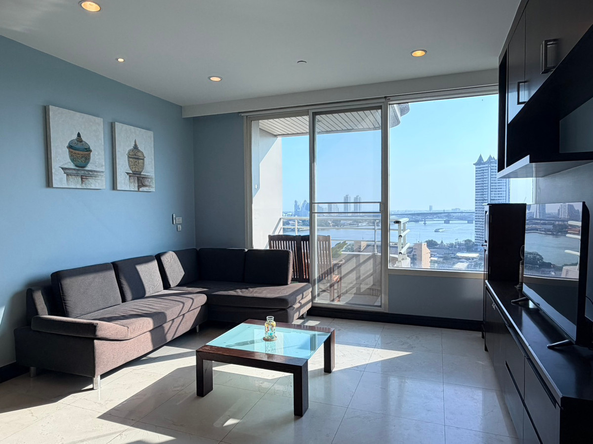 ให้เช่าคอนโดวงเวียนใหญ่ เจริญนคร : ✨ For Rent ✨วอเตอร์มาร์ค เจ้าพระยา ริเวอร์ Watermark Chaophraya River Condo วิวแม่น้ำเจ้าพระยา | รีโนเวทใหม่ | 2 ห้องนอน 94 ตร.ม.