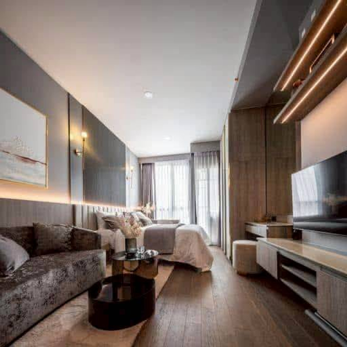 ให้เช่าคอนโดราชเทวี พญาไท : ✅ PRJP111 ✅ Line : @p2nproperty