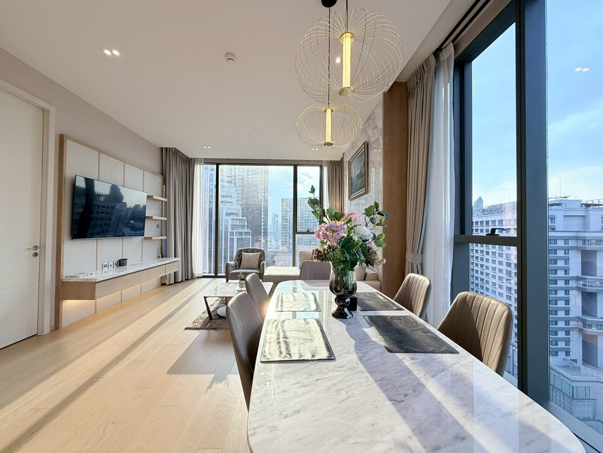 For RentCondoSukhumvit, Asoke, Thonglor : Super Luxury Condo for rent, next to BTS Thonglor✨THE STRAND Thonglor | 2 bedrooms, elegantly decorated. Ready to move in, near Market Place Thonglor.