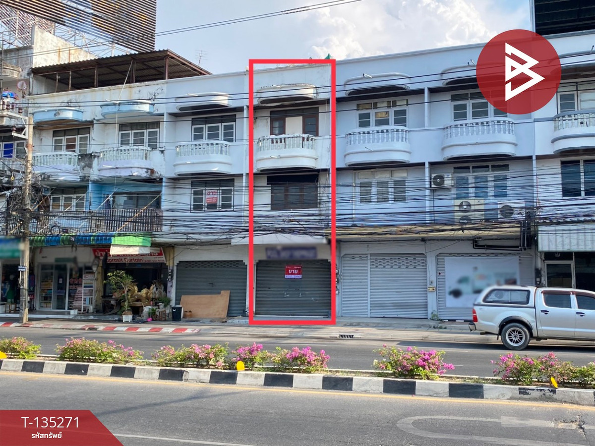 For SaleShop HousePattaya, Bangsaen, Chonburi : Commercial building for sale Thepprasit Road, area 20 sq m, Bang Lamung, Chonburi
