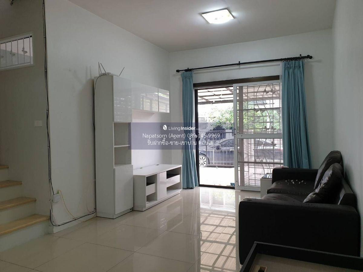 ให้เช่าทาวน์โฮมวิภาวดี ดอนเมือง หลักสี่ : ให้เช่าทาวน์เฮ้าส์  2 ชั้น แอร์ 4เครื่อง พร้อมเฟอร์ ใกล้ตลาดเซฟวันโก