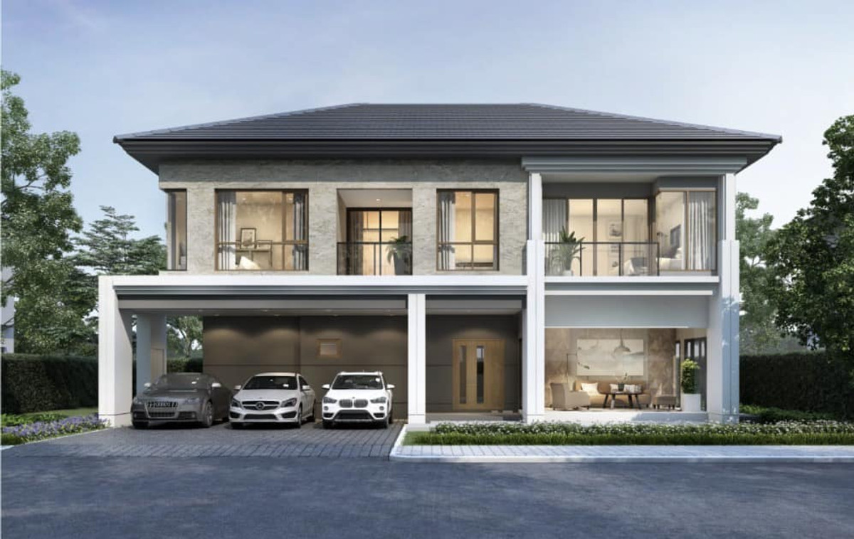 บ้านนนทบุรี บางใหญ่ บางบัวทอง :  ให้เช่า/ขาย   บ้านเดี่ยว Modern Luxury (บ้านใหม่ไม่เคยเข้าอยู่) 📍 The City สะพานมหาเจษฎาบดินทร์ฯ โครงการบ้านเดี่ยวระดับ Luxury เนื้อที่ 78 ตร.ว บ้านแปลงมุมสุดซอย Private สุดๆ ส่วนกลางขนาดใหญ่ บรรยากาศใกล้แม่น้ำ