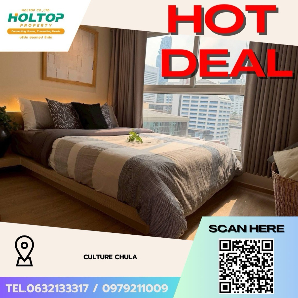 For RentCondoSiam Paragon ,Chulalongkorn,Samyan : #Z4962💥 140369 🔥Condo for rent Culture Chula