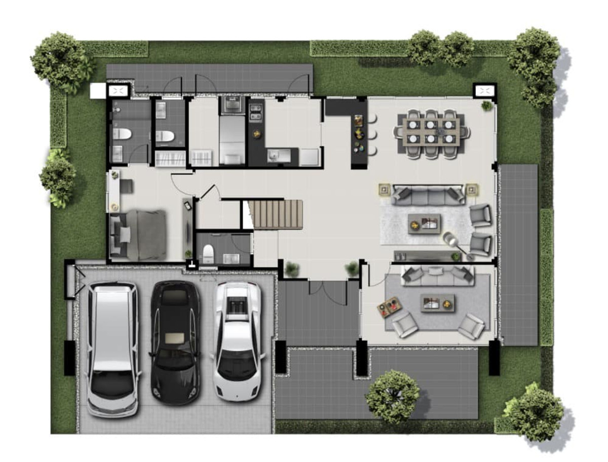 บ้านนนทบุรี บางใหญ่ บางบัวทอง :  ให้เช่า/ขาย   บ้านเดี่ยว Modern Luxury (บ้านใหม่ไม่เคยเข้าอยู่) 📍 The City สะพานมหาเจษฎาบดินทร์ฯ โครงการบ้านเดี่ยวระดับ Luxury เนื้อที่ 78 ตร.ว บ้านแปลงมุมสุดซอย Private สุดๆ ส่วนกลางขนาดใหญ่ บรรยากาศใกล้แม่น้ำ