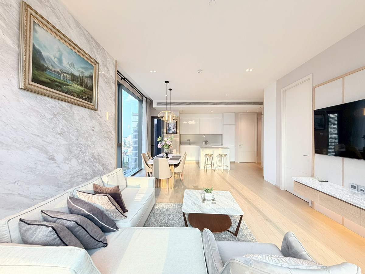 For RentCondoSukhumvit, Asoke, Thonglor : Super Luxury Condo for rent, next to BTS Thonglor✨THE STRAND Thonglor | 2 bedrooms, elegantly decorated. Ready to move in, near Market Place Thonglor.