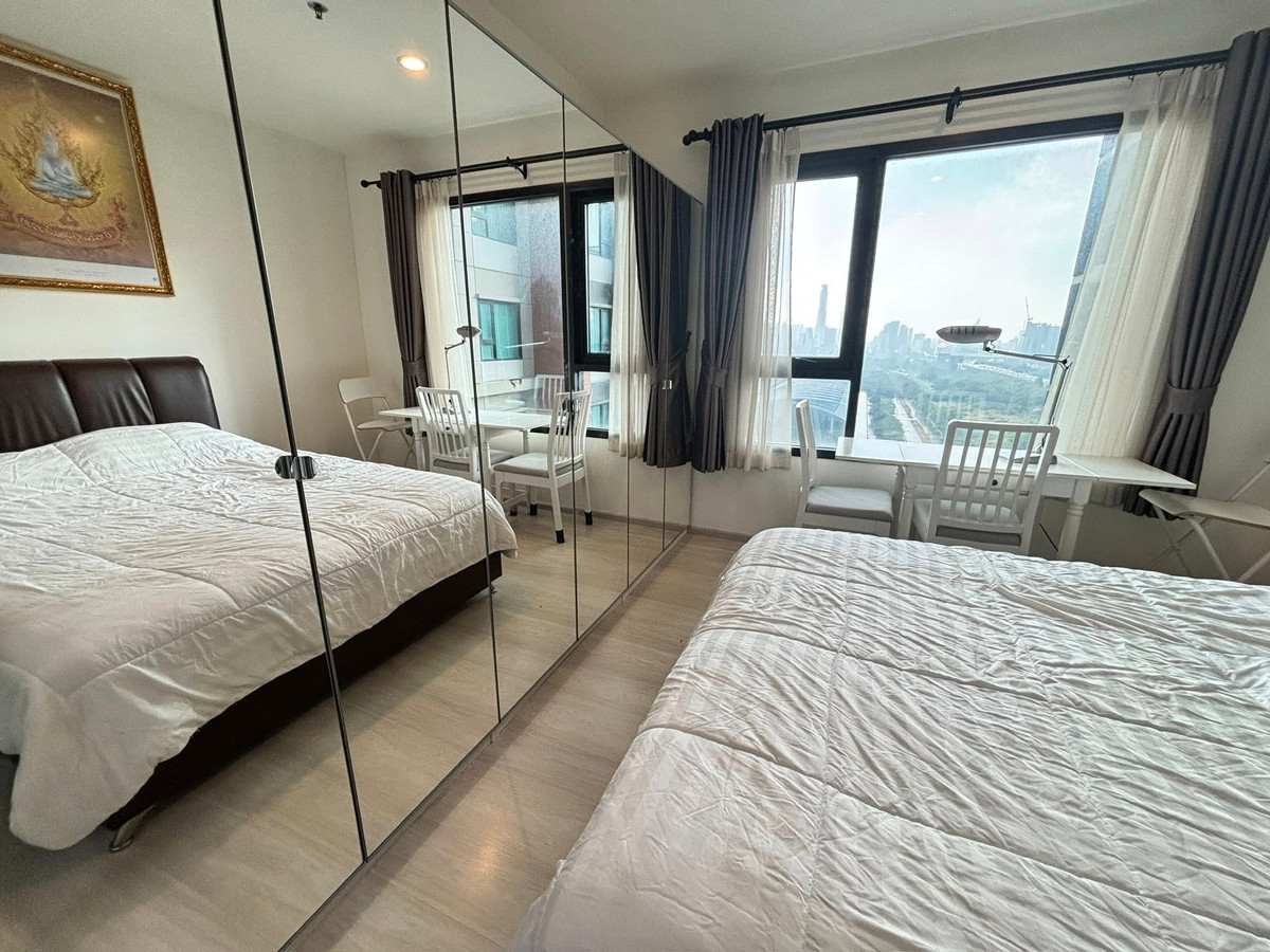 For RentCondoRama9, Petchburi, RCA : 📍 For rent: Life Asoke | 1 Bedroom, 21st floor, Makkasan Park view, next to 2 BTS lines, near SWU.