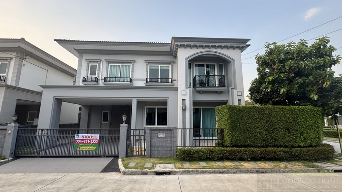 For SaleHouseBang kae, Phetkasem : Single house for sale, corner house, Grandio Phetkasem 81, luxuriously decorated, ready to move in, area 60.8 sq m, 4 bedrooms, 4 bathrooms, beautiful condition, ready to move in immediately.