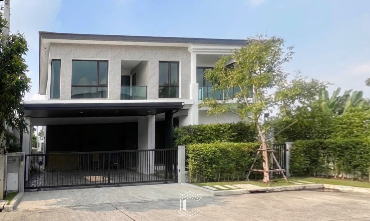 บ้านนนทบุรี บางใหญ่ บางบัวทอง : ขาย / ให้เช่า  บ้านเดี่ยว Modern Luxury (บ้านใหม่ไม่เคยเข้าอยู่) 📍 The City สะพานมหาเจษฎาบดินทร์ฯ โครงการบ้านเดี่ยวระดับ Luxury เนื้อที่ 78 ตร.ว บ้านแปลงมุมสุดซอย Private สุดๆ ส่วนกลางขนาดใหญ่ บรรยากาศใกล้แม่น้ำ