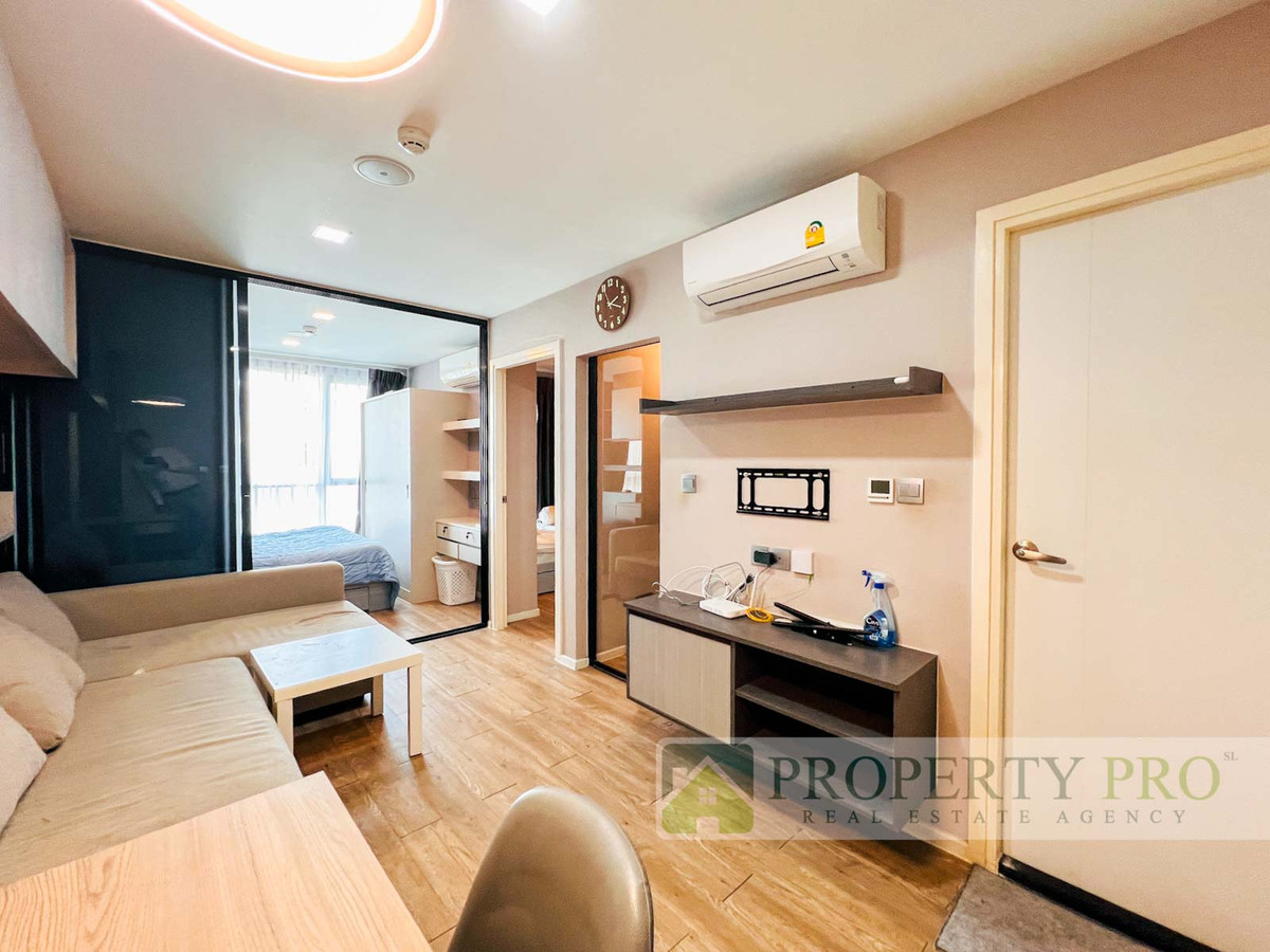 For SaleCondoLadprao, Central Ladprao : Condo for Sale Atmoz Ladprao 15, 2 beds 1 bath 35 Sqm Fully Furnished Near Ratchadaphisek Phahonyothin Vibhavadi Rangsit MRT Lat Phrao : SL26S-005