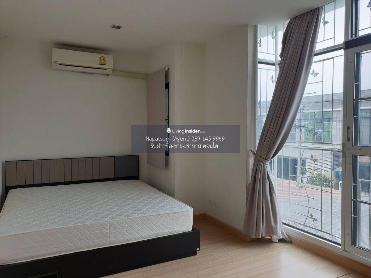 ให้เช่าทาวน์โฮมวิภาวดี ดอนเมือง หลักสี่ : ให้เช่าทาวน์เฮ้าส์  2 ชั้น แอร์ 4เครื่อง พร้อมเฟอร์ ใกล้ตลาดเซฟวันโก