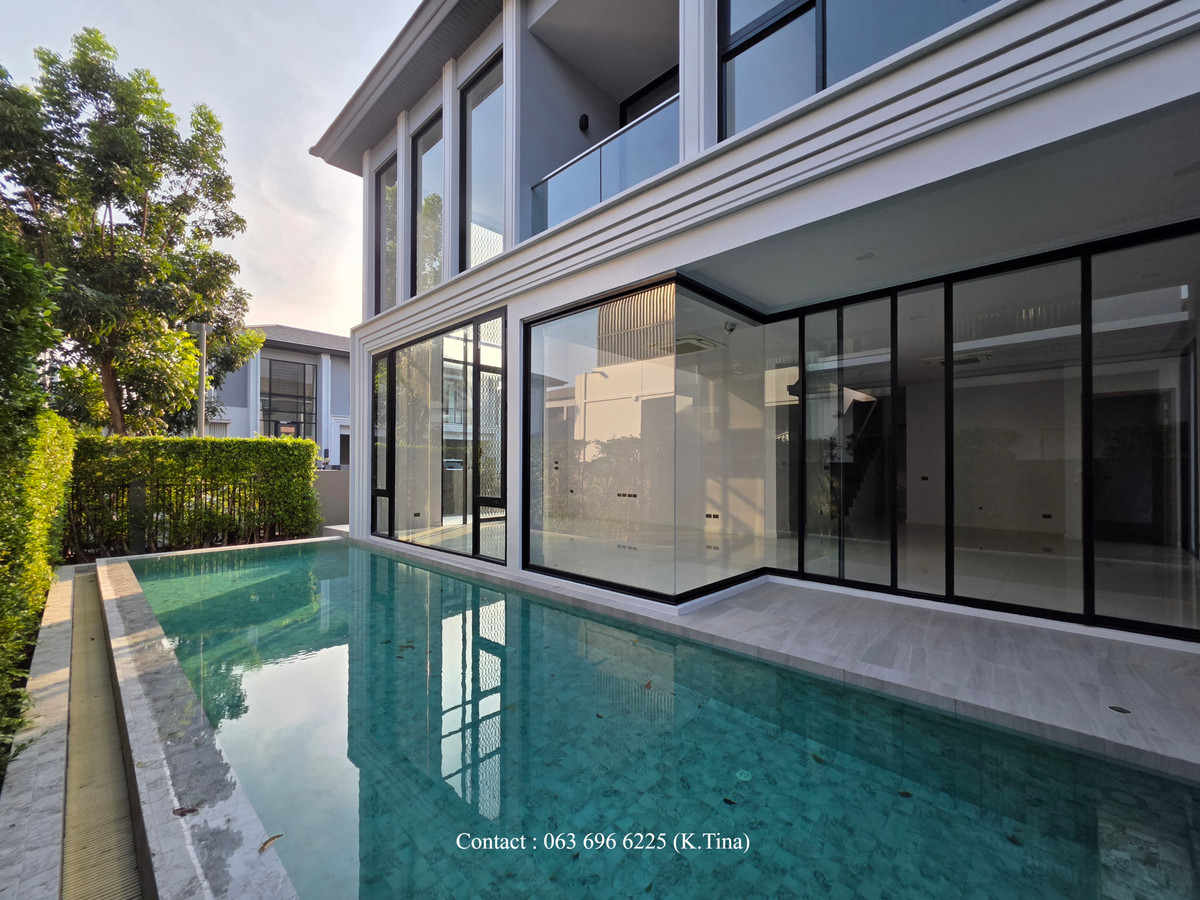 ขายบ้านลาดกระบัง สุวรรณภูมิ : เบลกราเวีย บางนา-พระราม9🔥ขายด่วน 27.9 ล้าน🔥บ้าน Poolvilla 400 ตร.ม | 4 ห้องนอน 5 ห้องน้ำ 4 ที่จอดรถ 