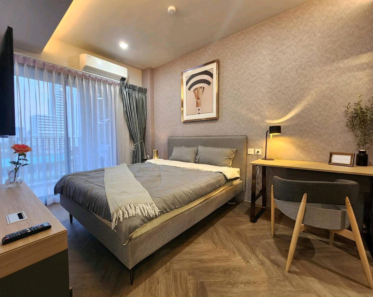 For RentCondoSiam Paragon ,Chulalongkorn,Samyan : 🚇🍃 New condo, beautiful room, fully equipped, ready to move in, near MRT Samyan, only 600 m., location in the heart of the city, near Chula.