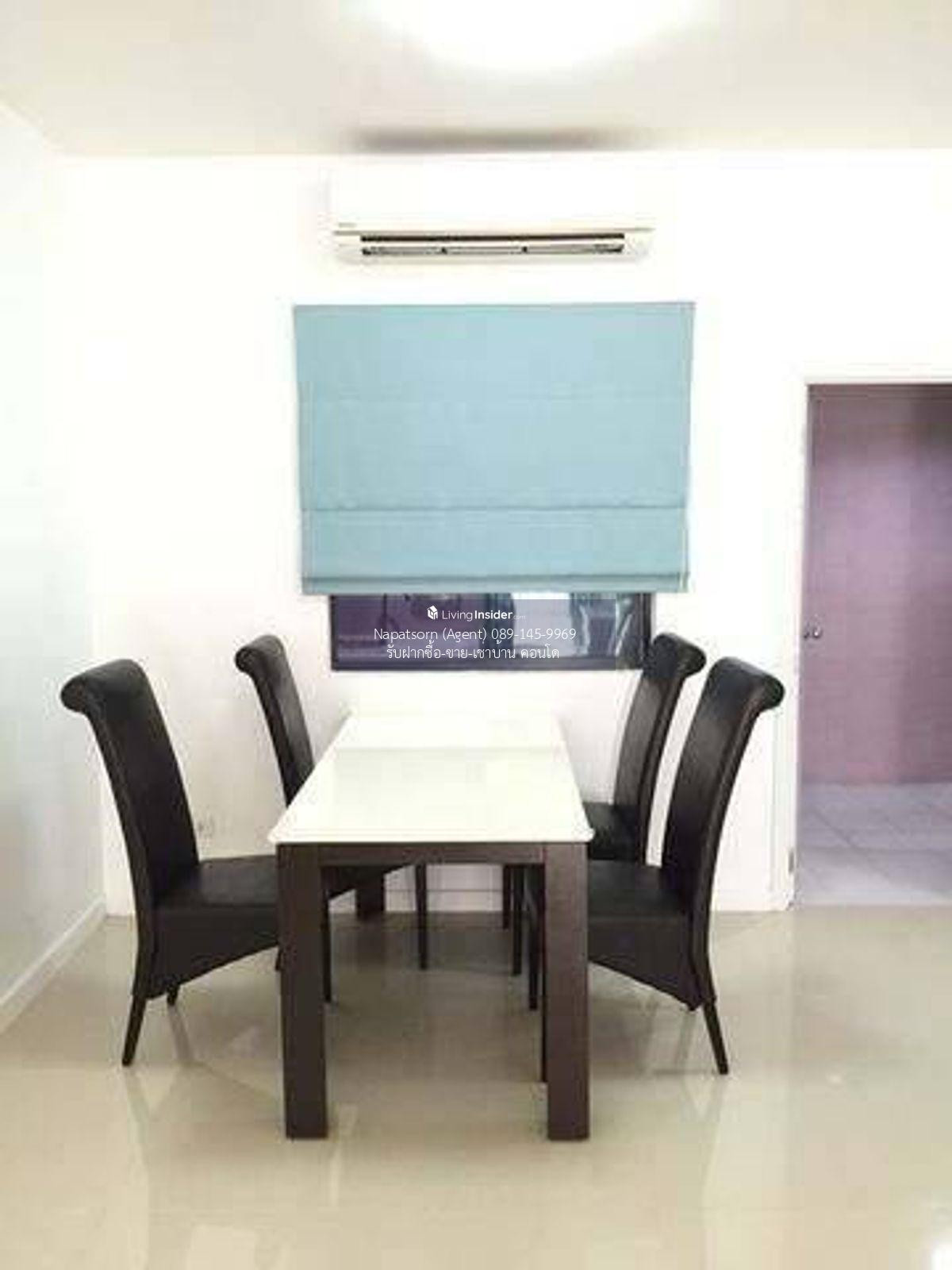 ให้เช่าทาวน์โฮมวิภาวดี ดอนเมือง หลักสี่ : ให้เช่าทาวน์เฮ้าส์  2 ชั้น แอร์ 4เครื่อง พร้อมเฟอร์ ใกล้ตลาดเซฟวันโก