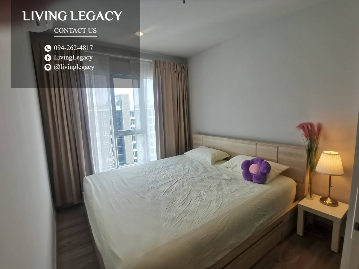 For RentCondoBangna, Bearing, Lasalle : TBYZLF Condo for rent Regent Home Bangna 28 sq m, 32nd floor, Building A line id : @livinglegacy