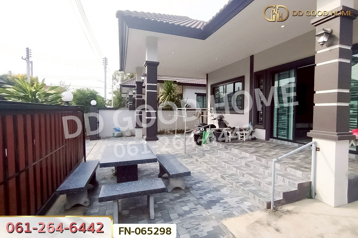 ขายบ้านชะอำ เพชรบุรี : FN-065298 บ้านเดี่ยว หมู่บ้านสามพระยาวิลเลจ ถ.จอมพล ชะอำ ใกล้วัดห้วยทรายใต้