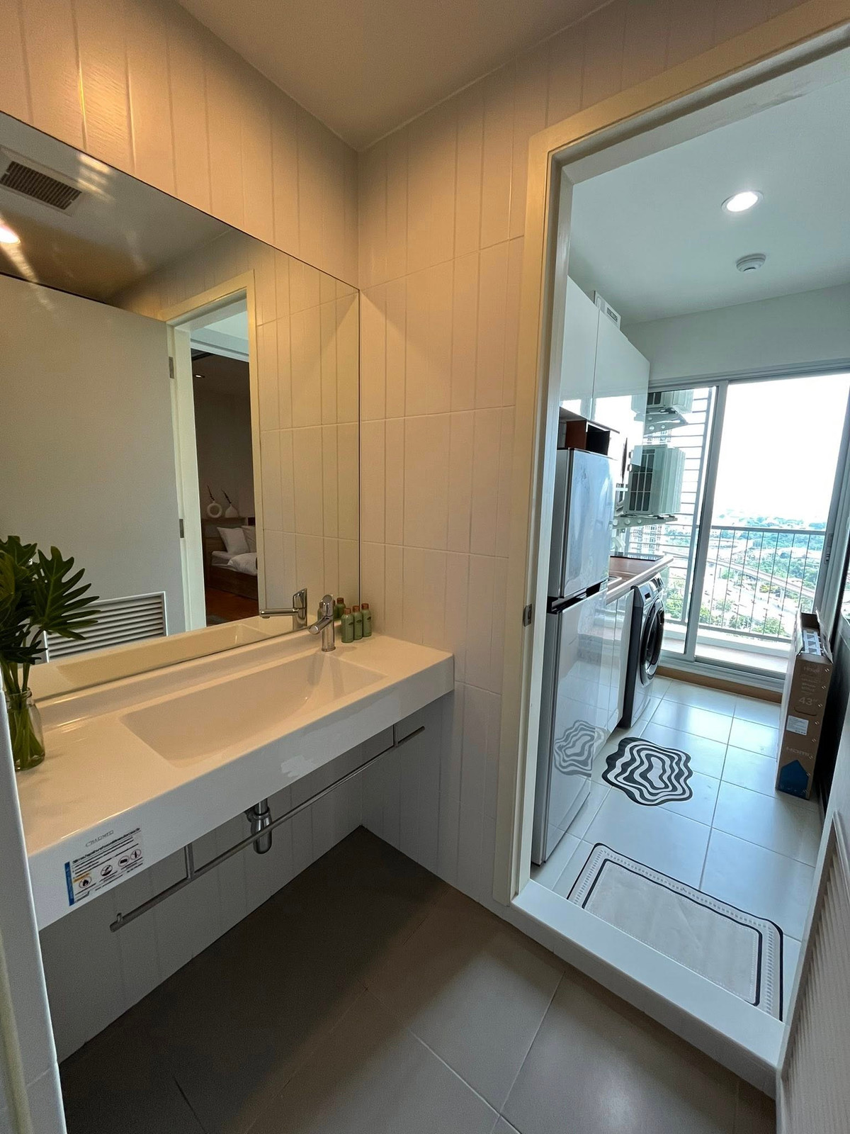 For RentCondoThaphra, Talat Phlu, Wutthakat : ⭐️ The President Sathorn - Ratchaphruek 2⭐️1 bedroom, 1 bathroom, 30 sq m., fully furnished with electrical appliances.