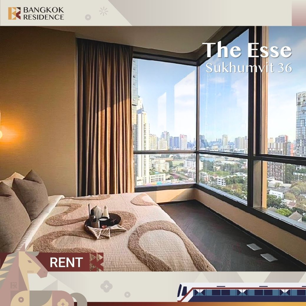 ให้เช่าคอนโดสุขุมวิท อโศก ทองหล่อ :  The Esse Sukhumvit 36 🌃 A Signature of Modern Luxury 💎 ติด BTS ทองหล่อ 