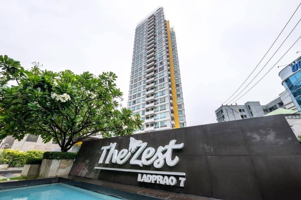 For SaleCondoLadprao, Central Ladprao : Beautiful room, high floor, fully furnished. Best price⭐The Zest Ladprao (The Zest Ladprao)