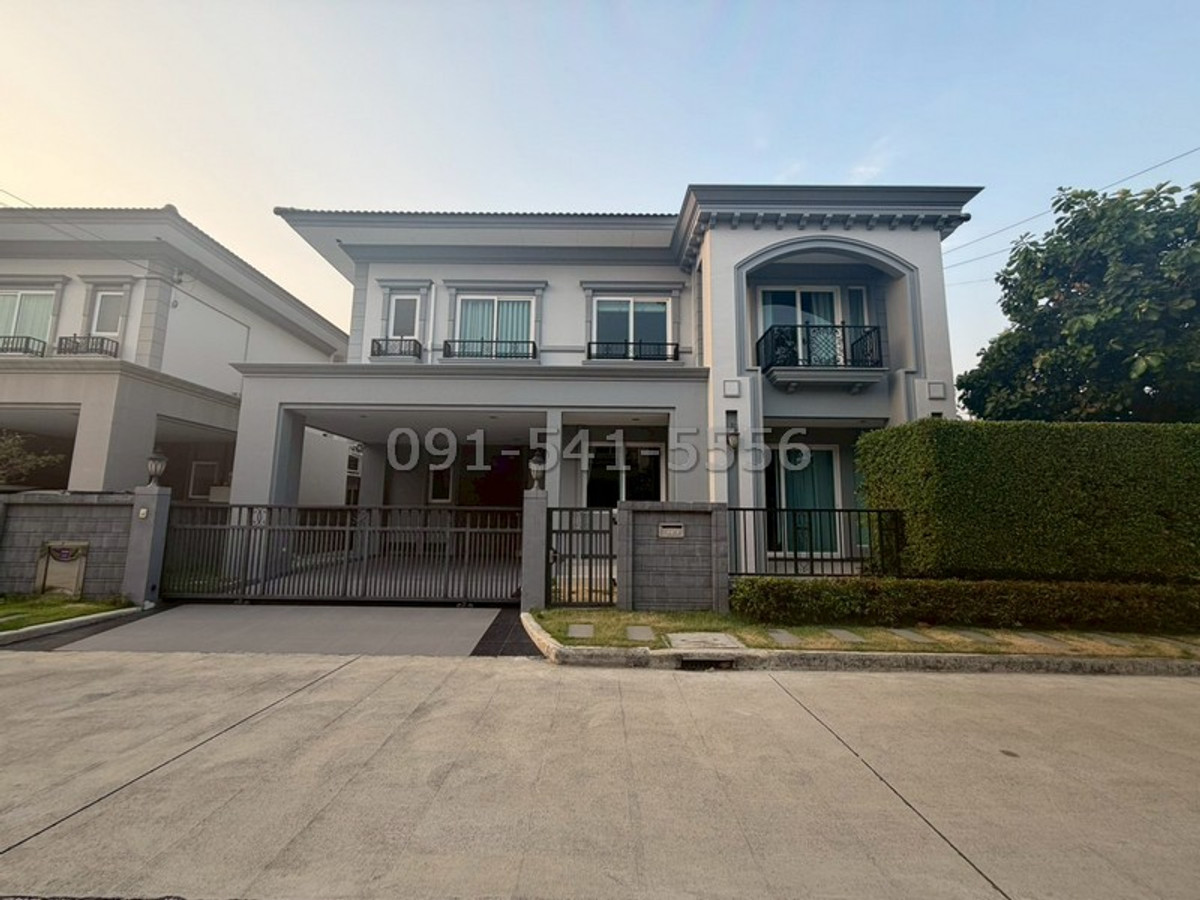 For SaleHouseBang kae, Phetkasem : House for sale, corner house next to the common area, area 60.8 sq m, Grandio Phetkasem 81, beautifully decorated, fully furnished, ready to move in.