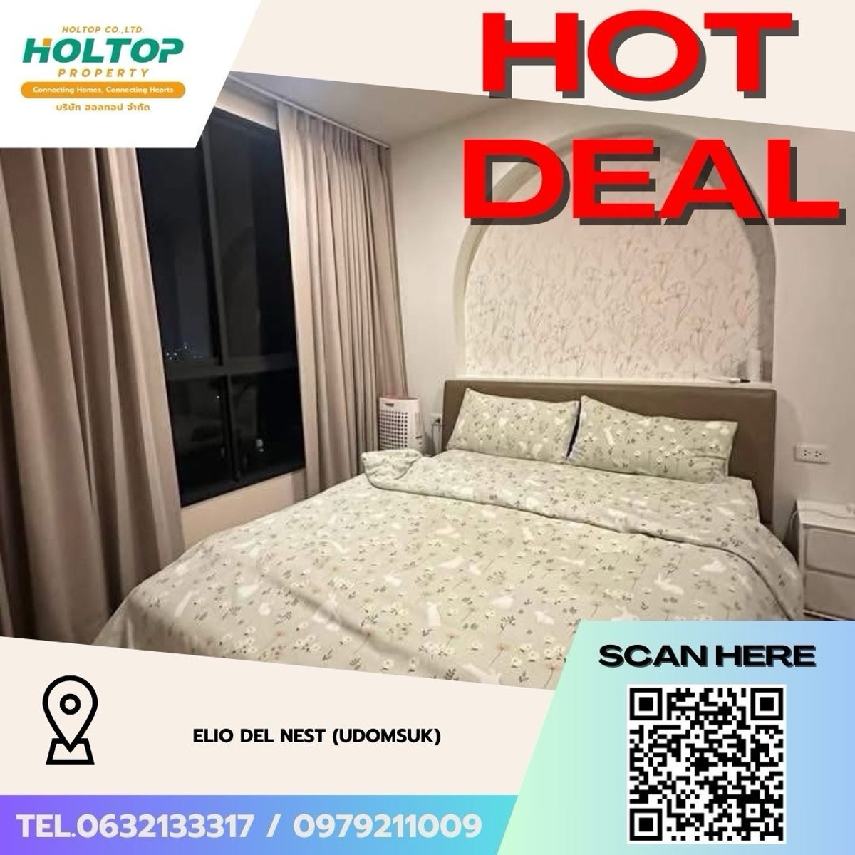 For RentCondoOnnut, Udomsuk : #Z4978💥 150369 🔥Condo for rent ELIO DEL NEST (Udomsuk)