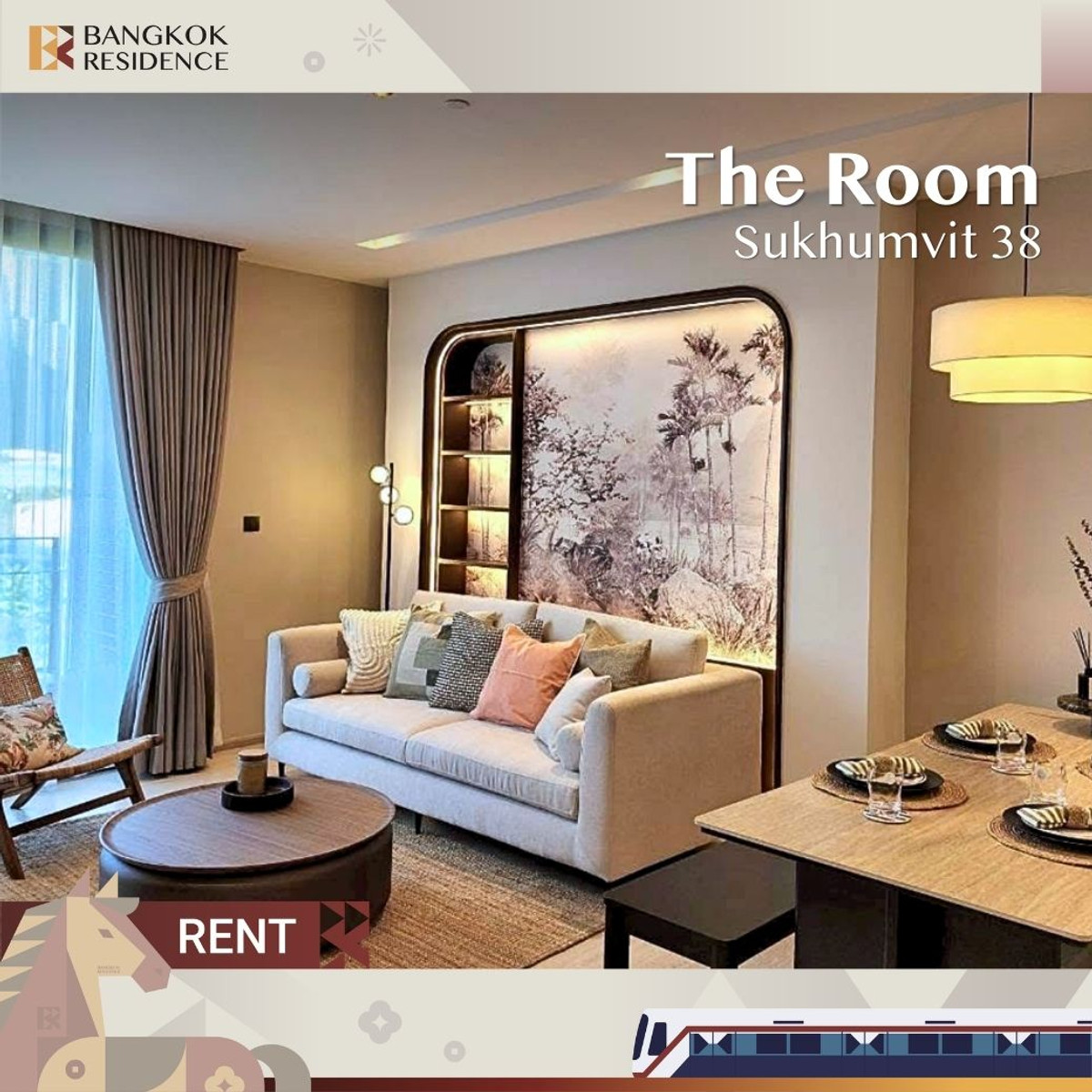 For RentCondoSukhumvit, Asoke, Thonglor : The Room Sukhumvit 38💎 The Art of Luxury Living in Thonglor ⭐ Near BTS Thong Lo