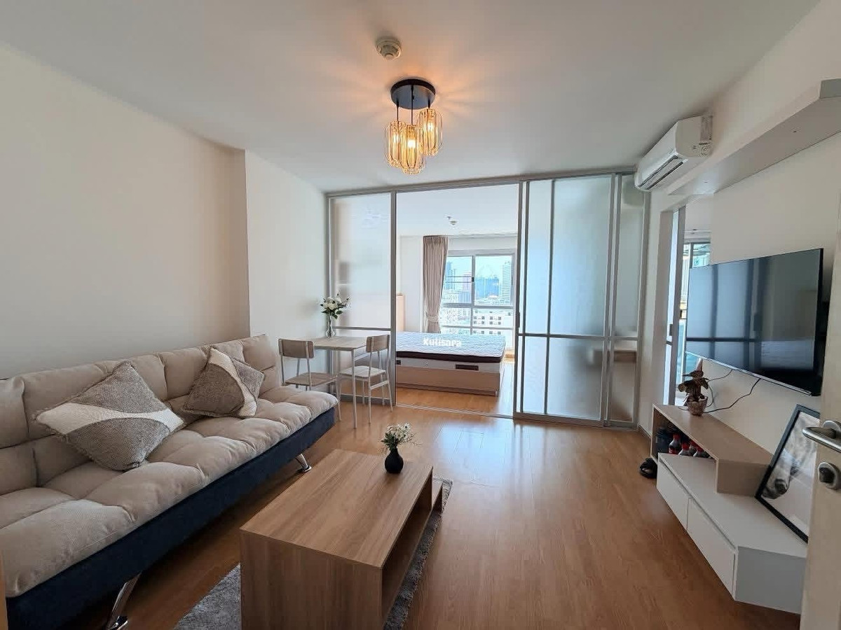 ให้เช่าคอนโดรัชดา ห้วยขวาง : U delight Huaikhwang/1 bedroom 32sqm./15fl./13,000