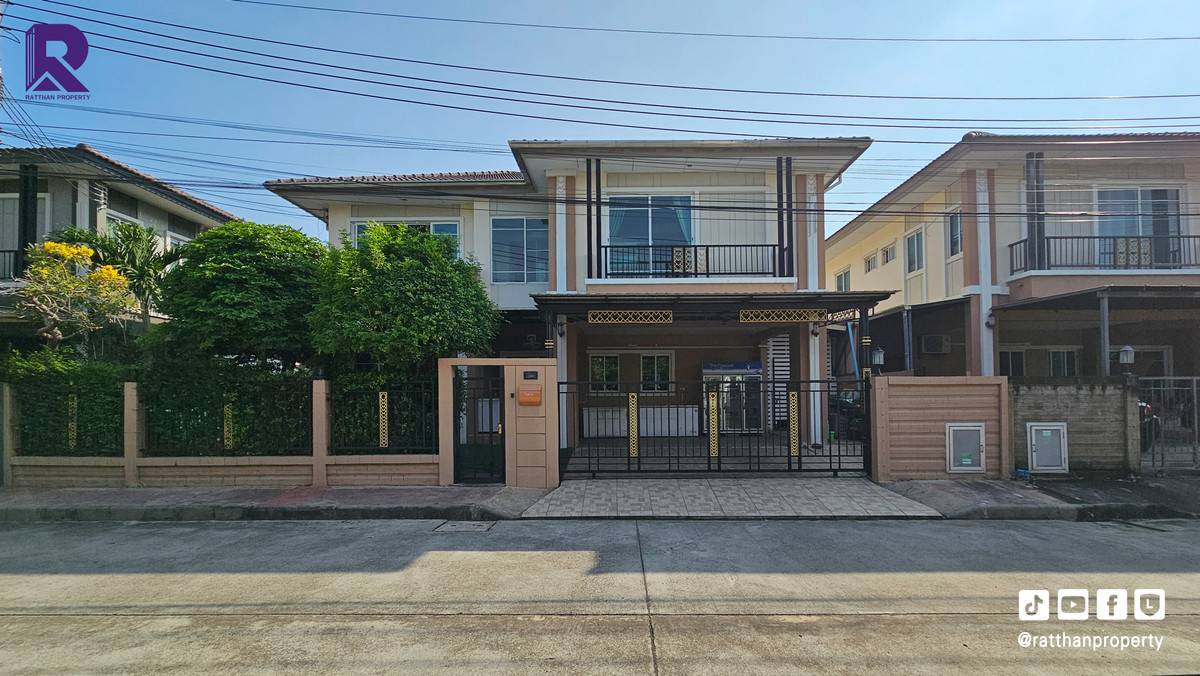 ขายบ้านพัฒนาการ ศรีนครินทร์ : ขายบ้านเดี่ยว 2 ชั้น ภัสสร เพรจทีส พัฒนาการ 38 (SH022)