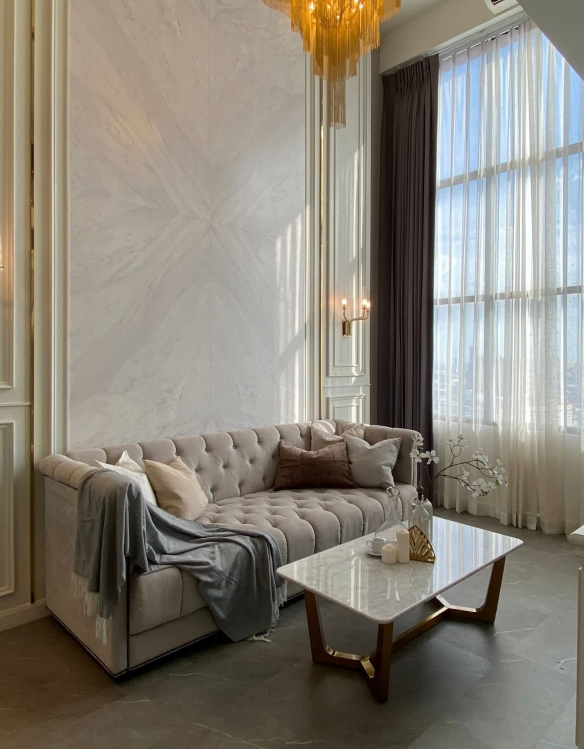 For RentCondoSathorn, Narathiwat : ⭐️ Knightsbridge Prime Sathorn ⭐️ Duplex 58 sq m. 2 bedrooms, 1 bathroom, fully decorated. Ready to move in