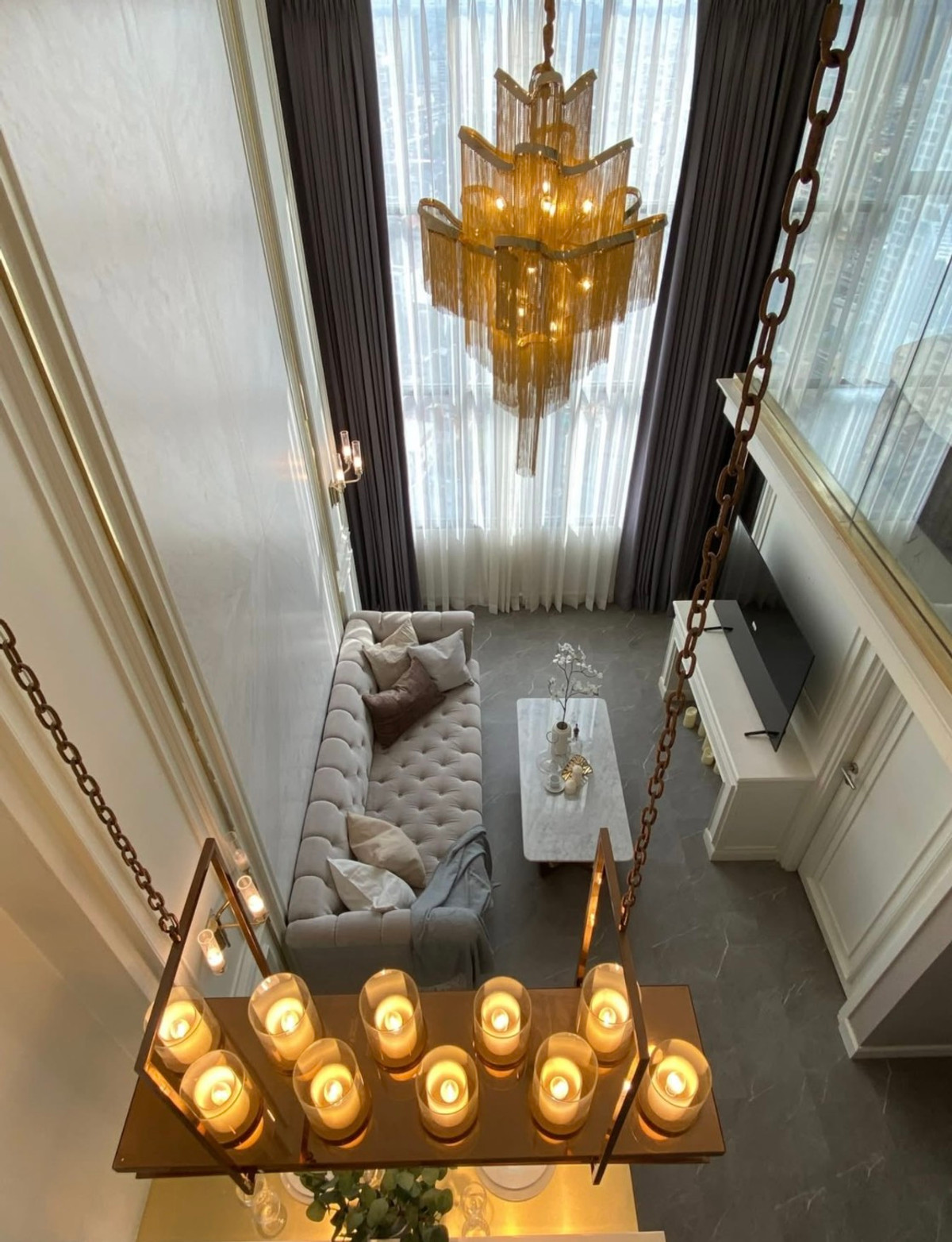 ให้เช่าคอนโดสาทร นราธิวาส : ⭐️ Knightsbridge Prime Sathorn ⭐️ Duplex 58 ตรม.  2 ห้องนอน 1ห้องน้ำ ตกแต่งจัดเต็ม พร้อมเข้าอยู่