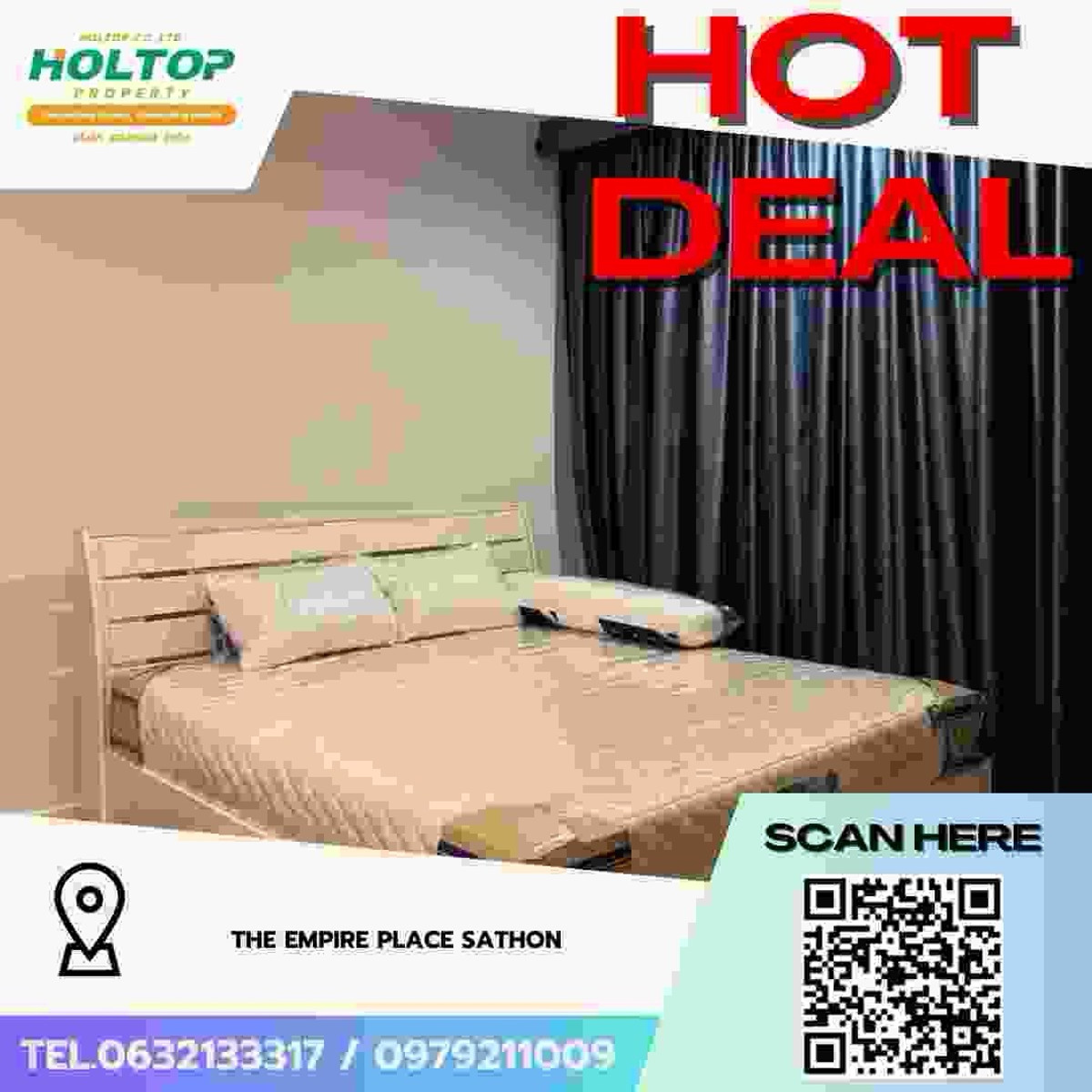 For RentCondoSathorn, Narathiwat : #Z4984💥 150369 🔥Condo for rent THE EMPIRE PLACE SATHON