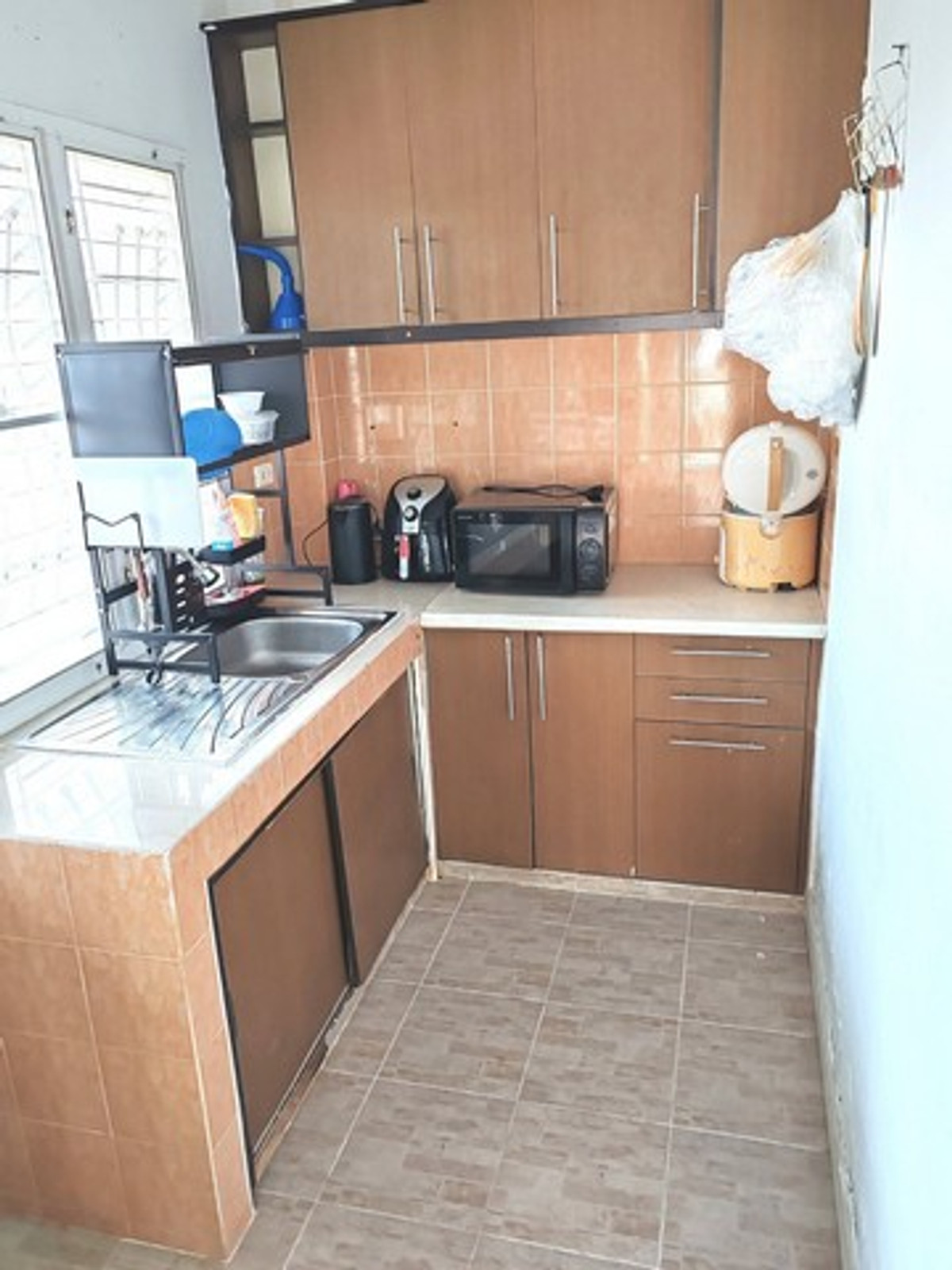 For RentHouseMin Buri, Romklao : HR3313 Sell/rent large detached house 60 sq m., potential location near 3 electric train lines & New Krungthep Kreetha Road, Perfect Park Village (Ramkhamhaeng-Suvarnabhumi)