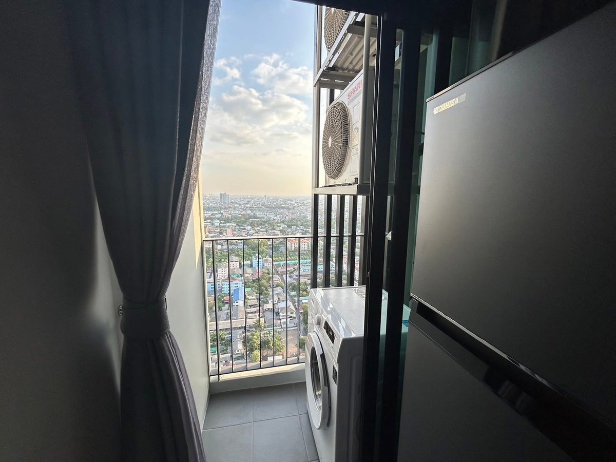For RentCondoThaphra, Talat Phlu, Wutthakat : ⭐️ Altitude Unicorn Sathorn-Tha Phra ⭐️1 bedroom, size 24 sq m., complete furniture and electrical appliances.