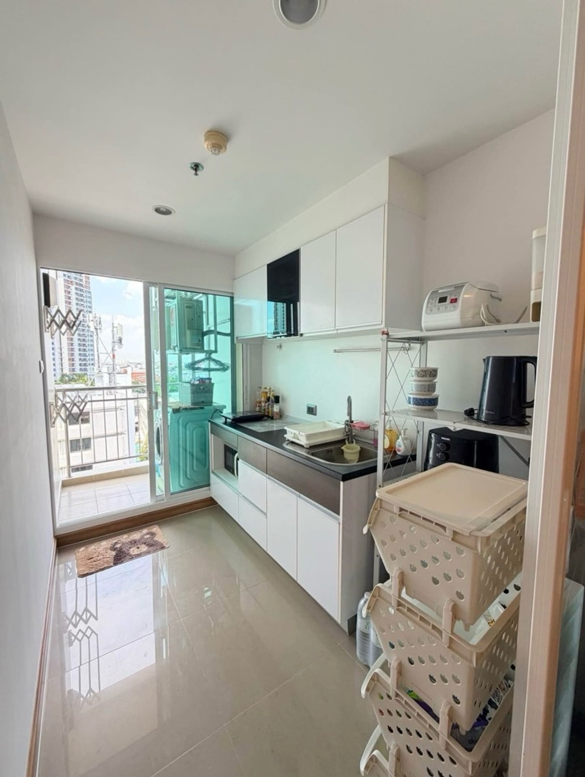 For SaleCondoRama9, Petchburi, RCA : ✨Condo for sale, 42 sq m., near the Cultural Center, ready to move in.