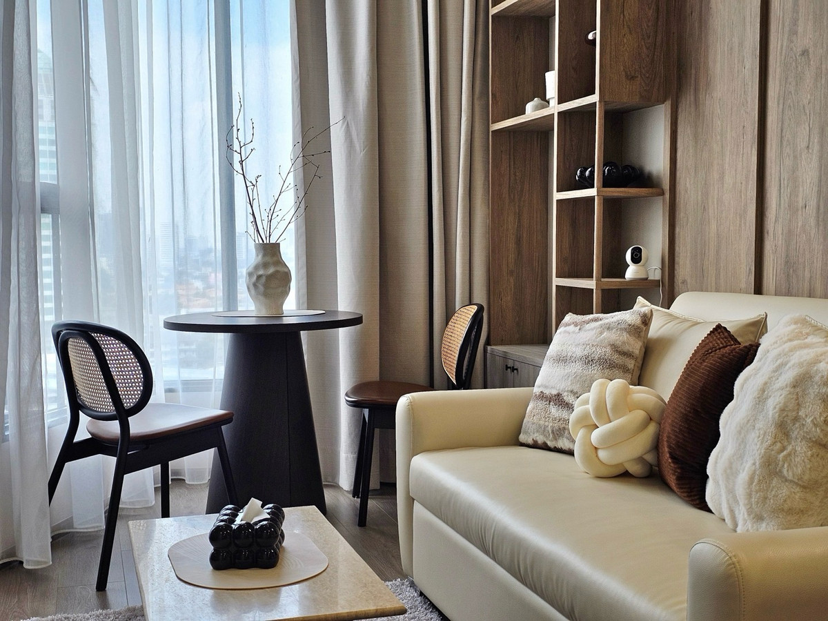 ให้เช่าคอนโดอ่อนนุช อุดมสุข : Knightsbridge Space Sukhumvit-Rama4 ห้องสวยตกแต่งใหม่หมด เฟอร์นิเจอร์ครบพร้อมเข้าอยู่