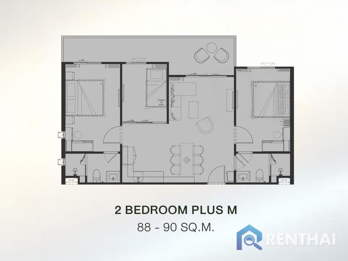 ขายคอนโดภูเก็ต : สำหรับ ขาย คอนโด 3 ห้องนอน ที่ The Title Biancana