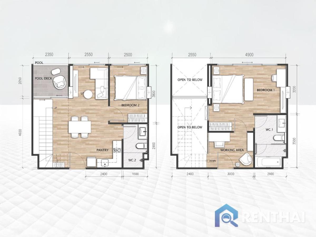 ขายคอนโดภูเก็ต : สำหรับ ขาย คอนโด 2 ห้องนอน ที่ Bellevue Lagoon