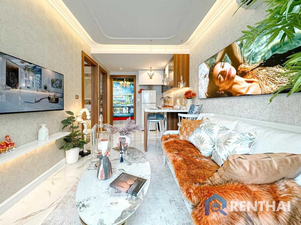 For SaleCondoPattaya, Bangsaen, Chonburi : The Riviera Beverly Hills fir sale 1 bedroom 38 sqm Pool view Foreign name