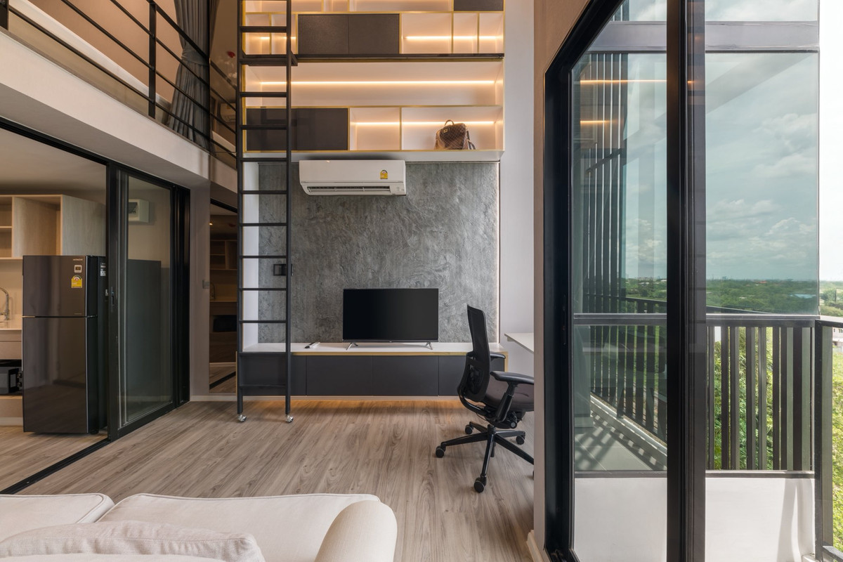 ให้เช่าคอนโดพุทธมณฑล ศาลายา : ให้เช่า เคฟ มิวแทนท์ ศาลายา ห้อง Vertical พื้นที่ 34 ตร.ม. ชั้น 7 ( มีเครื่องซักผ้า )