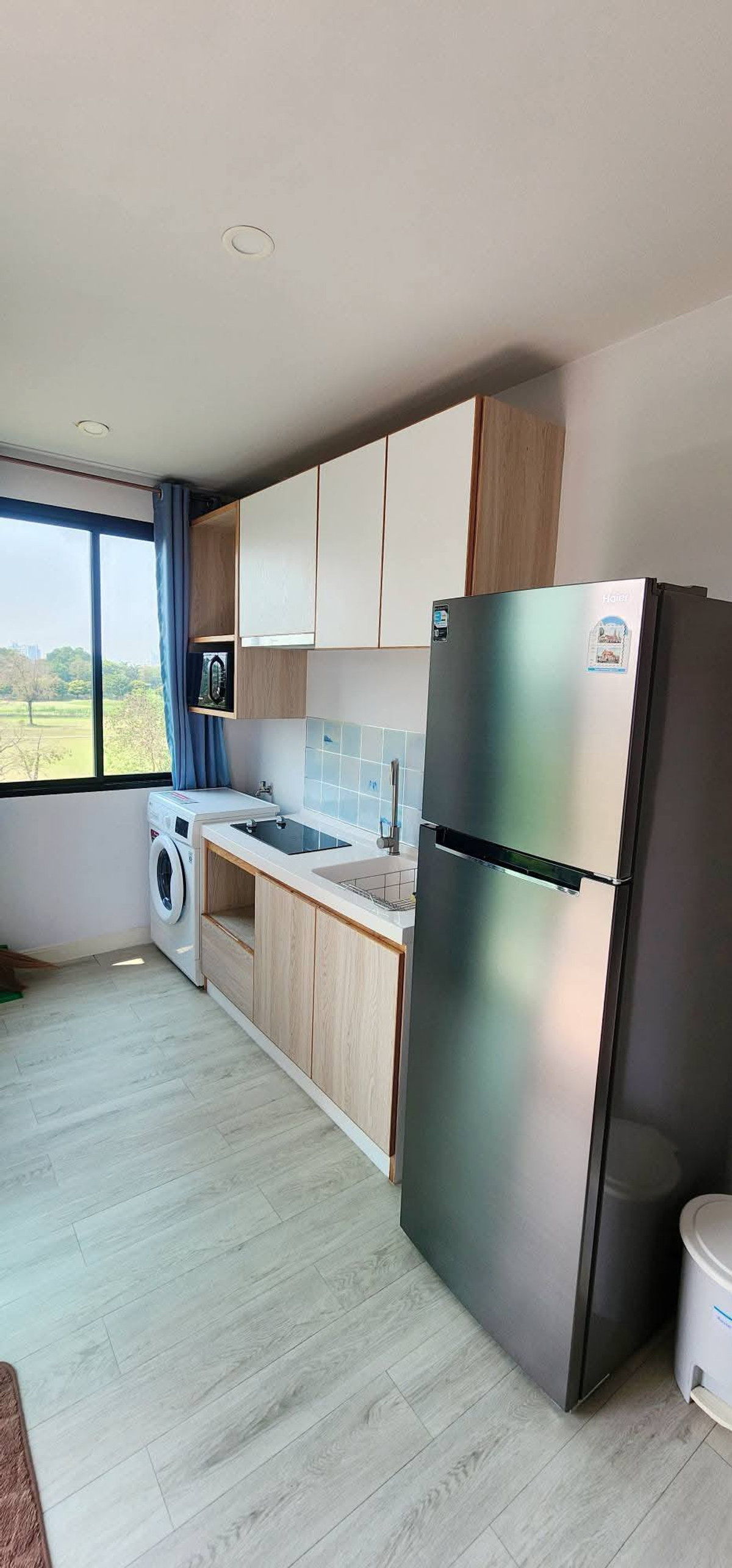 ให้เช่าคอนโดพุทธมณฑล ศาลายา : ให้เช่า วี คอนโด ศาลายา พื้นที่ 37.56 ตร.ม. ชั้น 4 อาคาร 6 ( มีเครื่องซักผ้า )