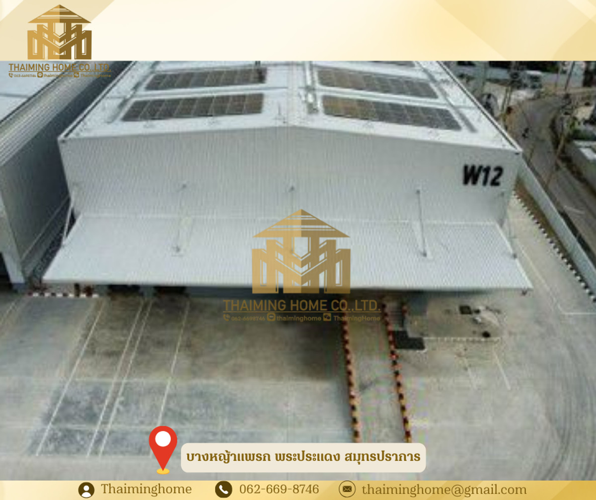 ให้เช่าโกดังสมุทรปราการ สำโรง : โกดัง/โรงงานให้เช่า ขนาด 1,986ตรม. ปู่เจ้า บางหญ้าแพรก สมุทรปราการ