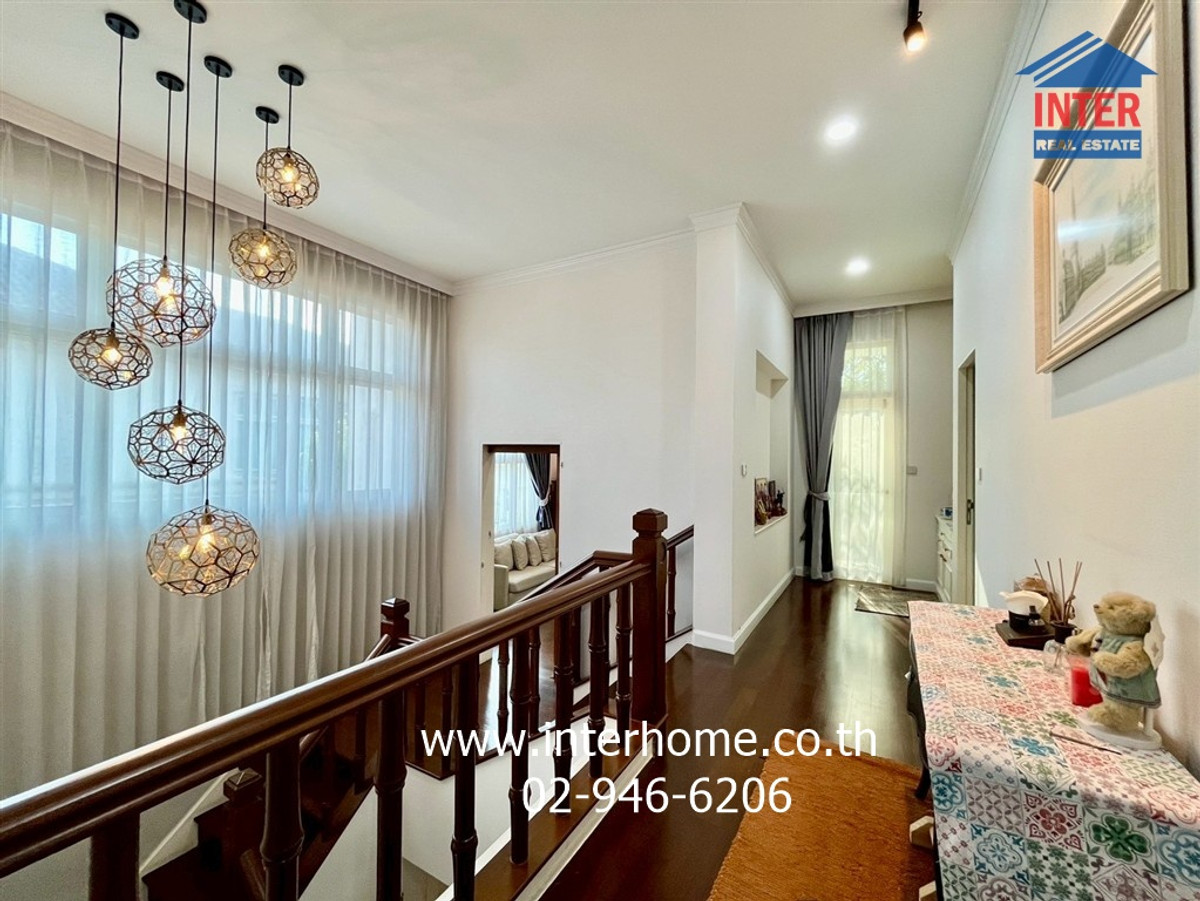 For SaleHousePhutthamonthon, Salaya : 2-story detached house, 100 sq m, Pathomporn Grand Home Village, Phutthamonthon Sai 3, Phran Nok-Phutthamonthon Road. Phutthamonthon Sai 3 Road, Bang Khae District, Bangkok