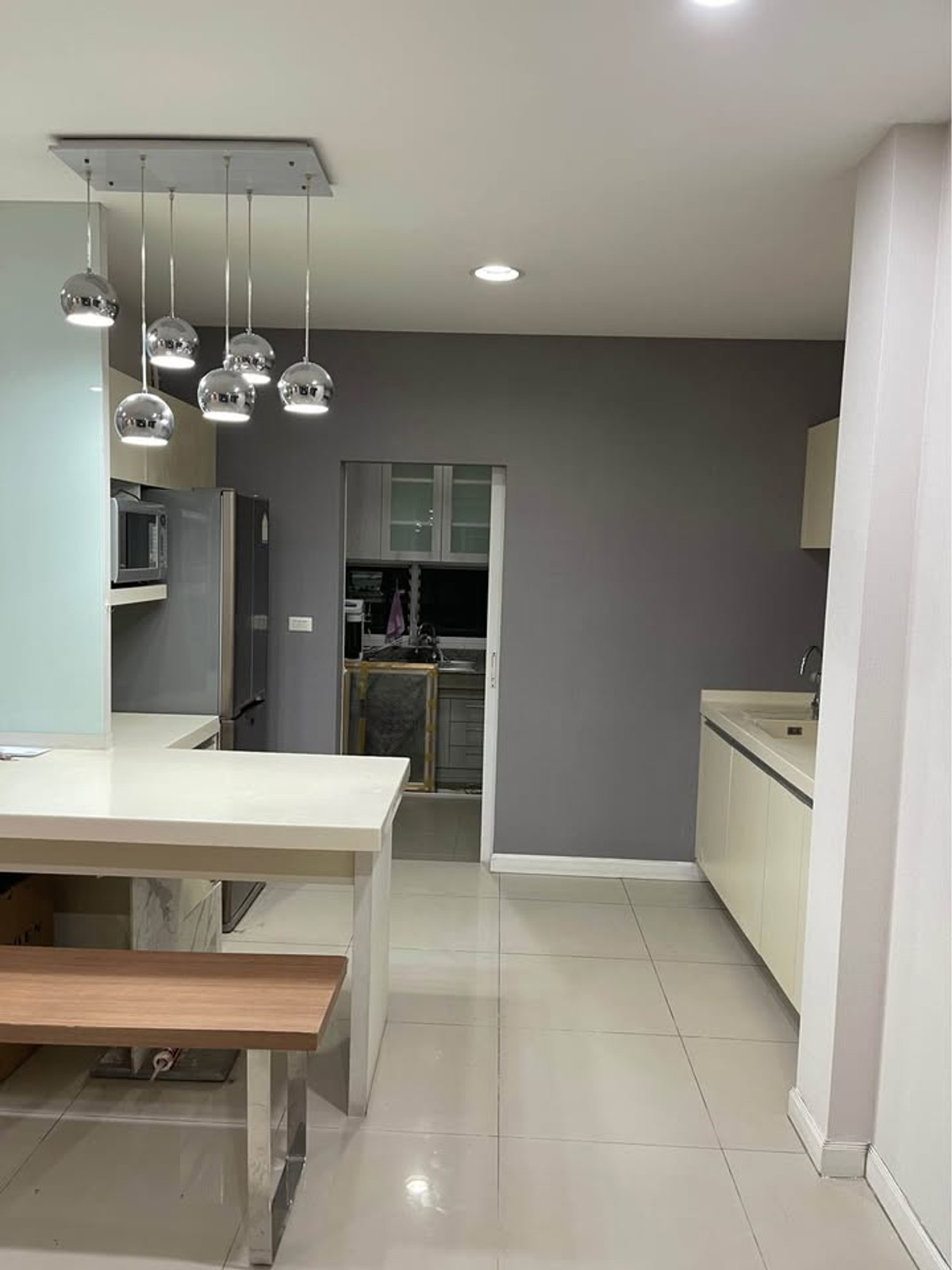 For RentHousePattanakan, Srinakarin : For rent 81.5 sq m, 3 bedrooms, 3 bathrooms, 2-story detached house, Manthana Rama 9, Srinakarin, Krungthep Kreetha Soi 7.