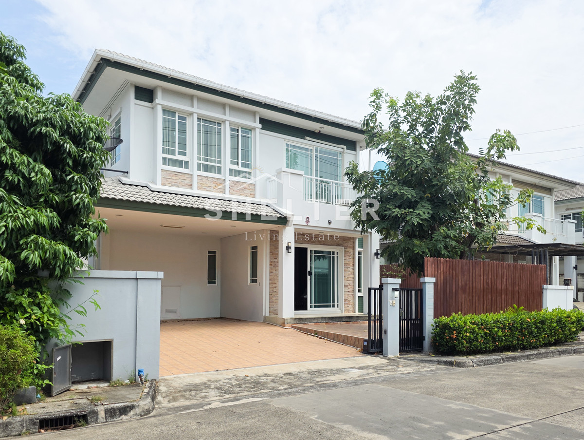 For RentHousePattanakan, Srinakarin : บ้านเดี่ยวให้เช่า พร้อมเข้าอยู่ ใกล้รถไฟฟ้าสายสีส้มและสีเหลือง เชื่อมต่อได้ทั้ง ศรีนครินทร์-พัฒนาการ-พระราม 9 🚃