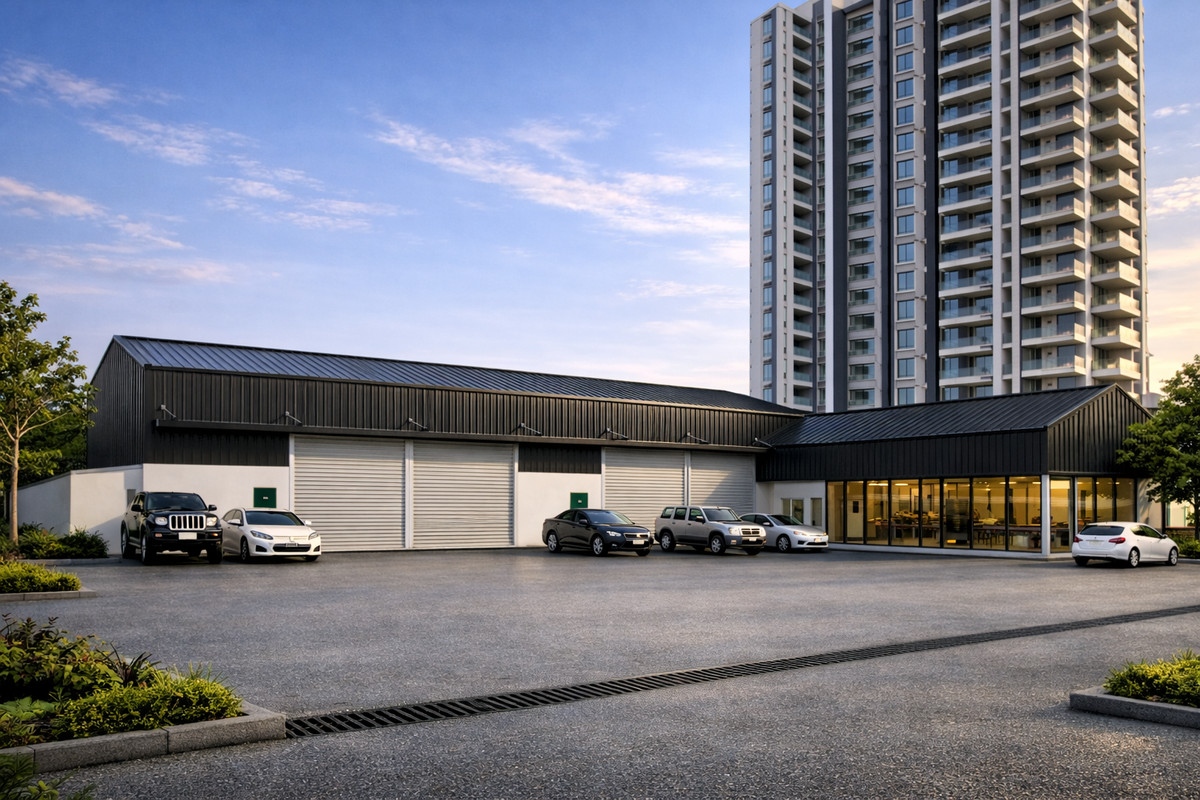 ให้เช่าโกดังนนทบุรี บางใหญ่ บางบัวทอง : โกดังให้เช่า 140-1,090 ตร.ม ติดทางลง MRT ไทรม้า ริมถนนรัตนาธิเบศร์