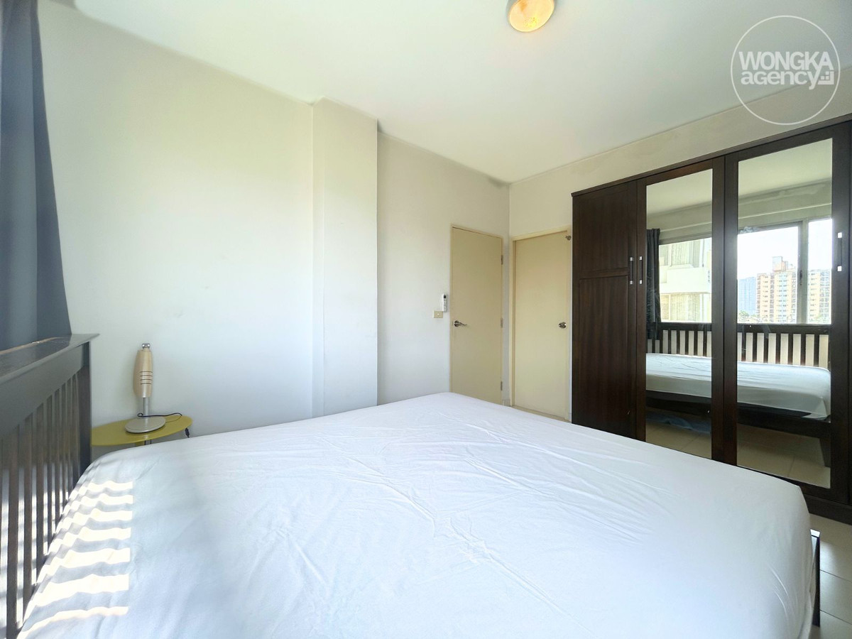 For RentCondoBangna, Bearing, Lasalle : For Rent – Ban Suan La Salle Condominium |  2-Bedroom Condo | 59.90 sq.m. | Fully Furnishednear | MRT Si La Salle, only 350 m.