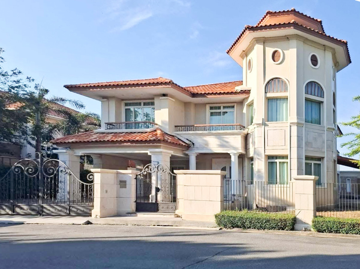 For RentHouseRamkhamhaeng, Hua Mak : บ้านเดี่ยว พื้นที่ 100 ตร.ว. เฟอร์ครบ พร้อมเข้าอยู่ทันที ติดรถไฟฟ้าสายสีส้ม ใกล้ Community สัมมากร ทางด่วนมอเตอร์เวย์ 🚗